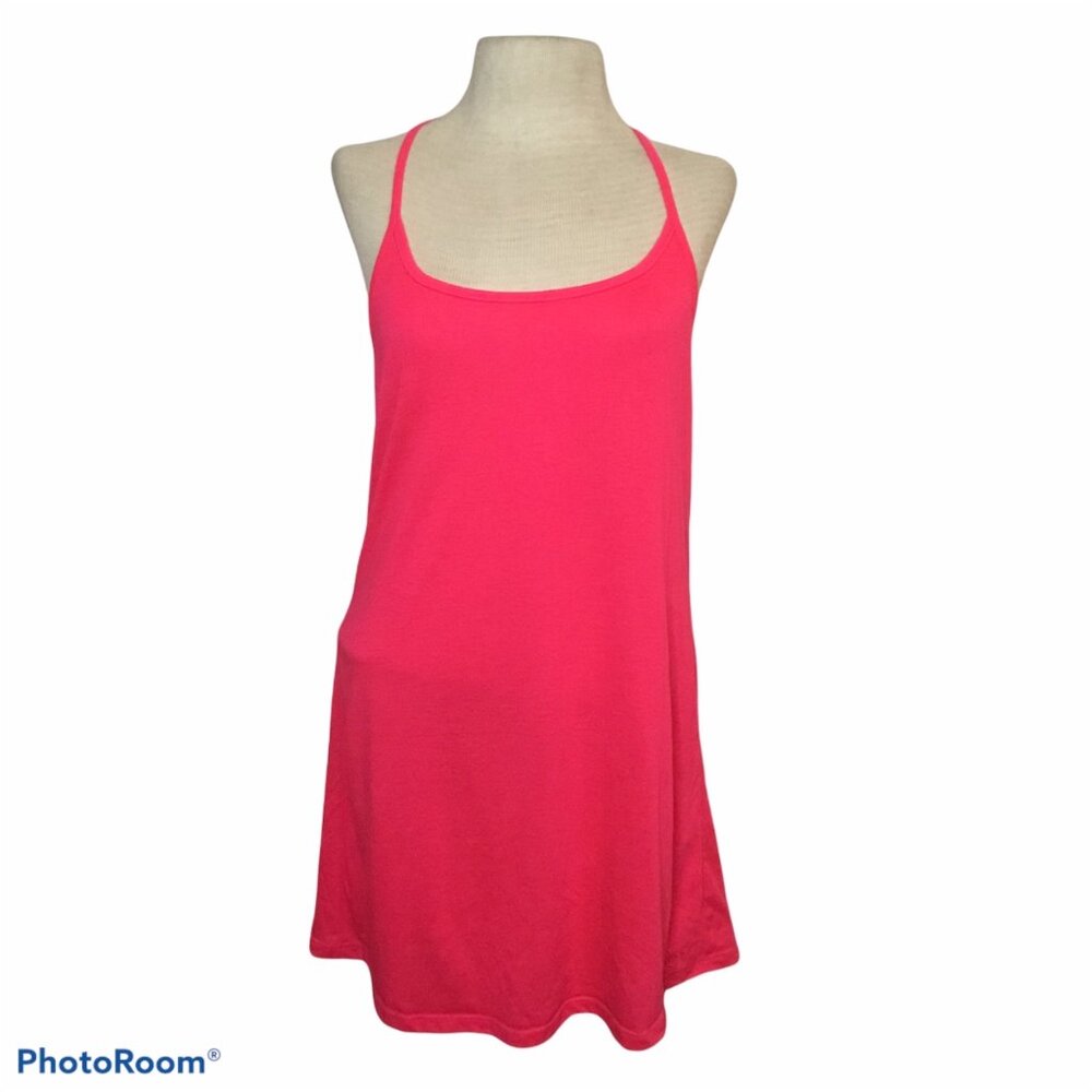 Ocean Pacific Hot Pink Razor Back Sun Dress Size Small